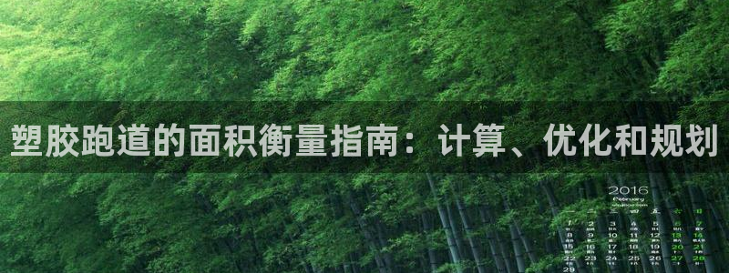 红足体育网：塑胶跑道的面积衡量指南：计算、优化和规划