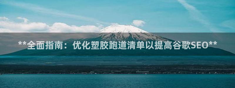红足1世手机板：**全面指南：优化塑胶跑道清单以提高谷歌SEO**