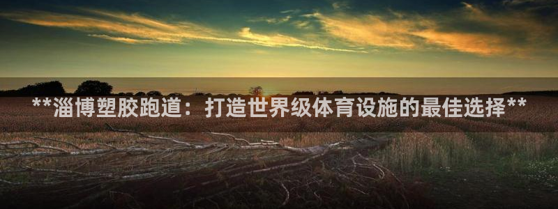 红足1世足球：**淄博塑胶跑道：打造世界级体育设施的最佳选择**