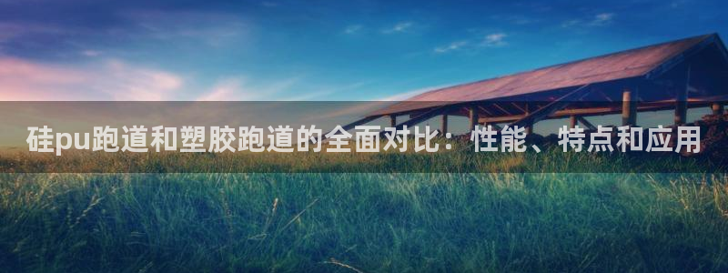 红足 世足球手机网：硅pu跑道和塑胶跑道的全面对比：性能、特点和应用