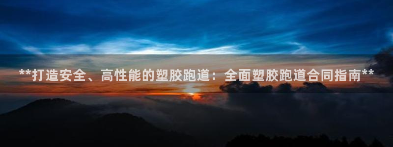 百度红足一1世：**打造安全、高性能的塑胶跑道：全面塑胶跑道合同指南**