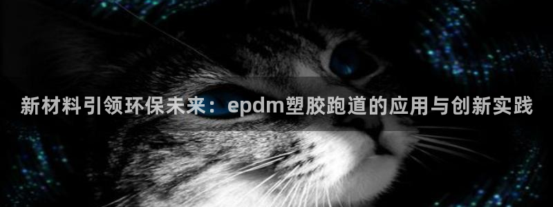 红足网足球直播：新材料引领环保未来：epdm塑胶跑道的应用与创新实践
