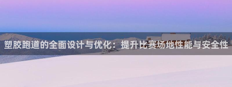 新2足球平台出租网站：塑胶跑道的全面设计与优化：提升比赛场地性能与安全性