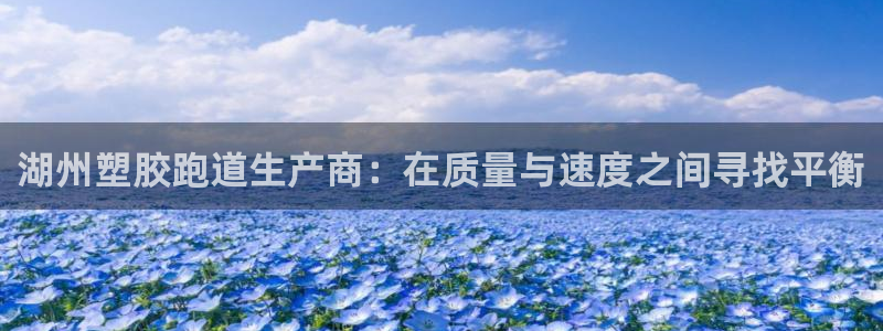 44814红足：湖州塑胶跑道生产商：在质量与速度之间寻找平衡