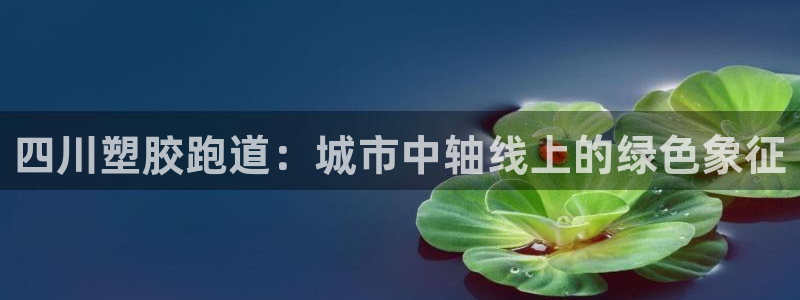 红足一1世平台：四川塑胶跑道：城市中轴线上的绿色象征