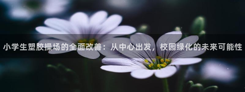 红足1世手机板:小学生塑胶操场的全面改善:从中心出发,校园绿化的未来可能性