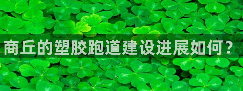 66814红足一66814世:商丘的塑胶跑道建设进展如何?