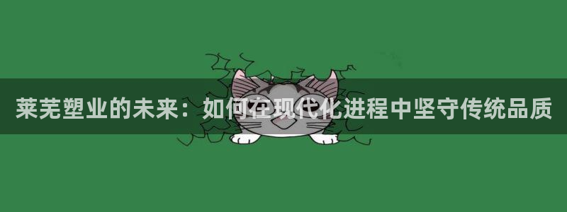 红足一1世皇冠:莱芜塑业的未来:如何在现代化进程中坚守传统品质